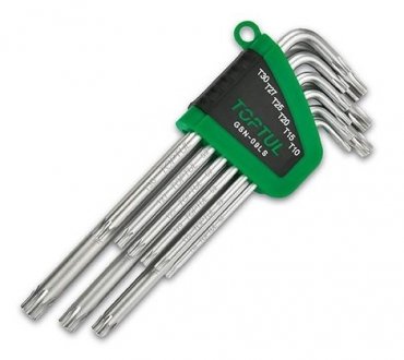 К-кт зіркоподібних ключів TORX GSN-09LS Toptul GSN09LS (фото 1)