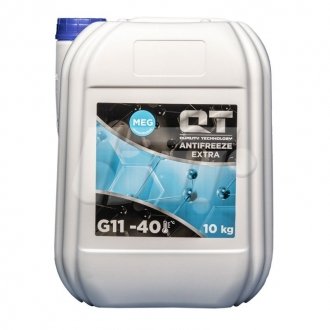Антифриз QT MEG EXTRA -40 G11 синій 10кг QT-OIL QT5634010 (фото 1)