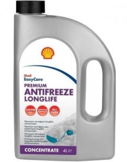 Антифриз Шелл Premium LL 4л (конц. G12+ черв.) (шт.) SHELL PBT75B (фото 1)