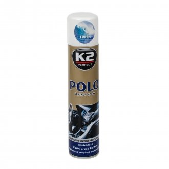 Поліроль для торпедо "фреш"/ PERFECT POLO COCKPIT SPRAY 300ML FRESH K2 K403FR (фото 1)