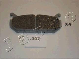 Колодки тормозные дисковые Mazda Xedos 6 1.6 (94-99),Mazda Xedos 6 2.0 (94-99) JAPKO 51307 (фото 1)