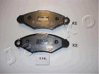 Колодки тормозные дисковые Nissan Kubistar 1.2 (03-09),Nissan Kubistar 1.2 (06-09) JAPKO 50114 (фото 1)