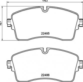 Гальмівні колодки дискові BREMBO P44 028 (фото 1)