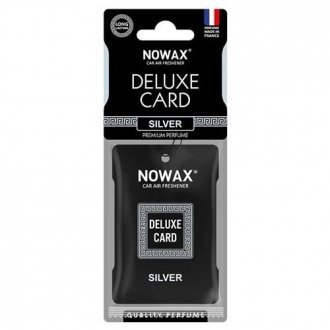 Ароматизатор Delux Card 6 г. - Silver Nowax NX07732 (фото 1)