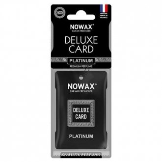 Ароматизатор Delux Card 6 г-Platinum Nowax NX07735 (фото 1)