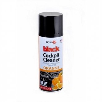 Поліроль панелі приладів BLACK Cockpit Cleaner 200ml, апельсин Nowax NX00203 (фото 1)