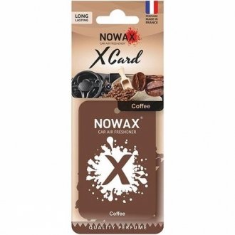 Ароматизатор "X CARD" - Coffee Nowax NX07541 (фото 1)