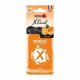 Ароматизатор "X CARD" - Orange Nowax NX07535 (фото 1)