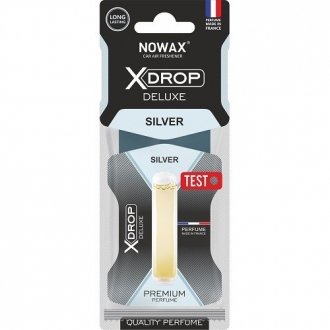 Ароматизатор целлюлозный с капсулой X Drop Deluxe - Silver Nowax NX00068 (фото 1)