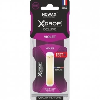 Ароматизатор целлюлозный с капсулой X Drop Deluxe - Violet Nowax NX00069 (фото 1)