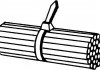 Хомут пластмасовий чорний 7.6x375 mm HELLA 8HL717962051 (фото 1)