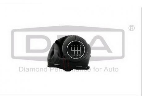 Рукоятка (чорна) перемикача передач із пильником (чорним) Audi A3 (01-03) DPA 88631695902 (фото 1)