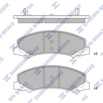 Колодки дискового гальма Hi-Q (SANGSIN) SP1443 (фото 1)