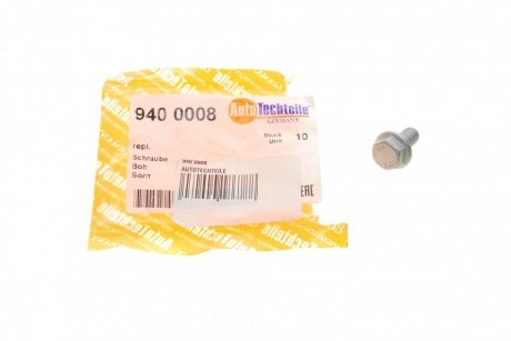 Болт (M8x1.25x16mm) AUTOTECHTEILE 940 0008 (фото 1)
