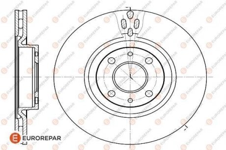 ДИСК ГАЛЬМІВНИЙ К-КТ Eurorepar 1618877980 (фото 1)