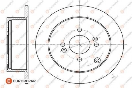 ДИСК ГАЛЬМІВНИЙ К-КТ Eurorepar 1622805780 (фото 1)