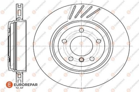 ДИСК ГАЛЬМІВНИЙ Eurorepar 1618888780 (фото 1)