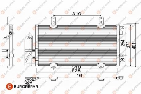 E:A/C CONDENS Eurorepar 1625946980 (фото 1)