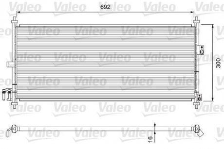 Радиатор кондиціонера Valeo 817823 (фото 1)