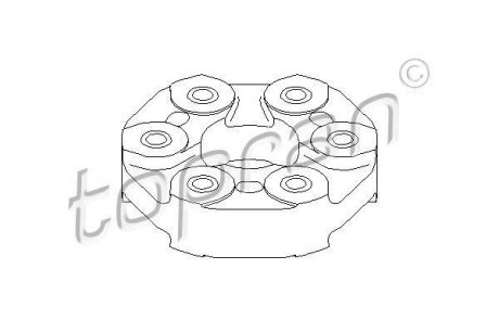Шарнір продольного валу TOPRAN / HANS PRIES 500292 (фото 1)