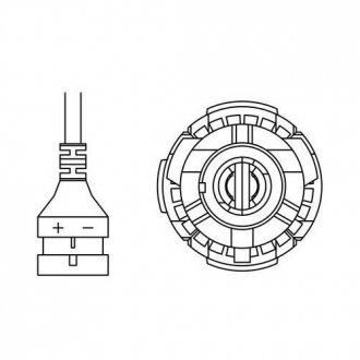 Автолампа світлодіодна LED 12V НВ4 30W BOSCH 1987301555 (фото 1)