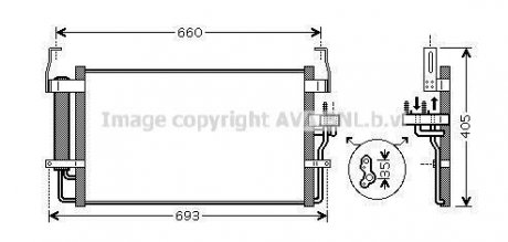 Конденсор AVA COOLING HY5092D (фото 1)