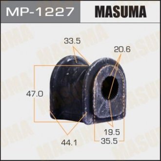 Втулка стабилизатора заднего Lexus RX 350 (08-15)/ Toyota Highlander (13-) (Крат Masuma MP1227 (фото 1)