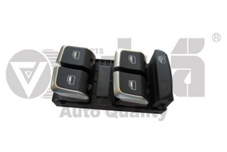 Блок управления стеклоподъемниками (хром) Audi A1 (14-),Q3 (11-) v VIKA 99591802101 (фото 1)