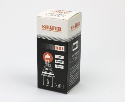 Лампа галогенова HB1 12V 65/45W P29T (картона упаковка 1шт) SHAFER SL1013 (фото 1)