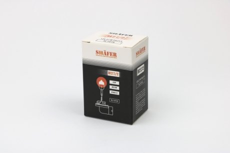 Лампа галогенова H27/2 12V27W PGJ13 (картона упаковка 1шт) SHAFER SL1018 (фото 1)
