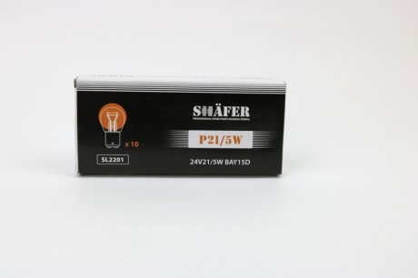 Лампа накалювання 24V21/5W P21/5W BAY15D SHAFER SL2201 (фото 1)