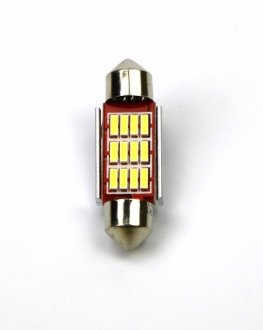 Лампа світлодіодна T11 Festoon T11x41 12LEDs canbus (1шт) SHAFER SL4011 (фото 1)