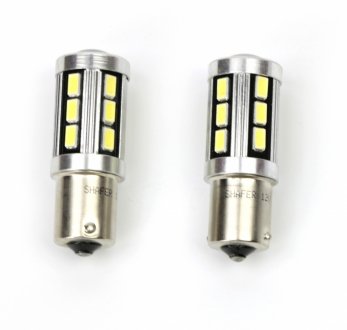 Лампа світлодіодна S25 BAY15D 18LEDs canbus (1шт) SHAFER SL4101 (фото 1)