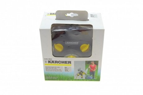 Таймер для полива WT 2 + распределитель 3-х канальный G1 с переходником G3/4 Kaercher 2.645-209.0 (фото 1)