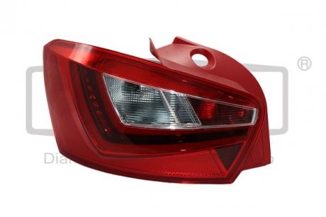 Фонарь левый червоний LED Seat Ibiza (08-) DPA 99451456602 (фото 1)