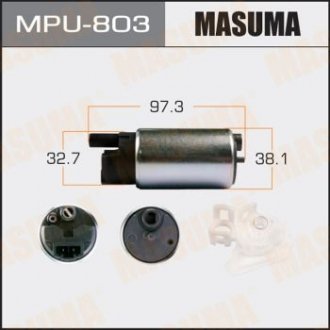 Бензонасос електричний (+сеточка) Honda/ Mazda/ Mitsubishi/ Subaru Masuma MP-U803 (фото 1)