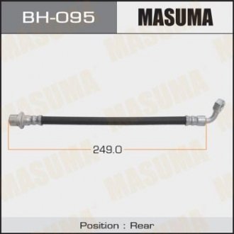 Шланг тормозной T- /rear/ Land Cruiser Prado ##J9# Land Cruiser ##J10# RH Masuma BH095 (фото 1)