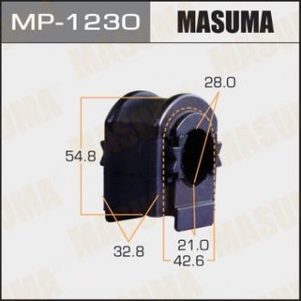 Втулка стабилизатора /front/ RX200T, RX450H / AGL25W, GYL25L [уп.2] Masuma MP1230 (фото 1)