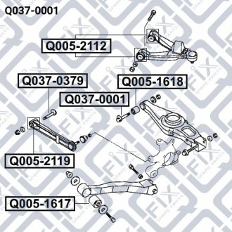 Болт з ексцентриком Q-FIX Q037-0001 (фото 1)