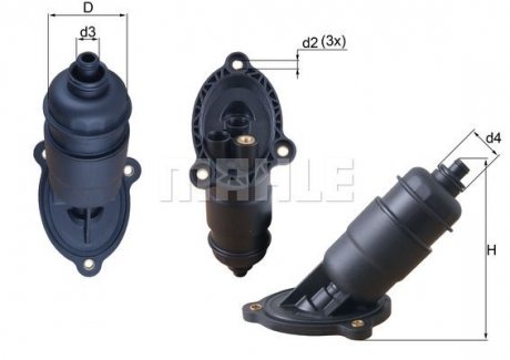 Фильтр АКПП HX 155 MAHLE / KNECHT HX155 (фото 1)