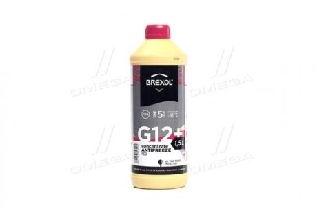 Антифриз <> RED CONCENTRATE G12+ (-80C) 1,5L Brexol Antf-026 (фото 1)