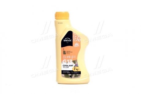 Антифриз YELLOW G13 Antifreeze (желтый) 1kg Brexol Antf-017 (фото 1)