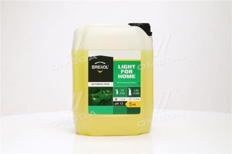 Активна піна Light for home 1:4 (1:3) <> (каністра 5л) Brexol BRX-088 (фото 1)