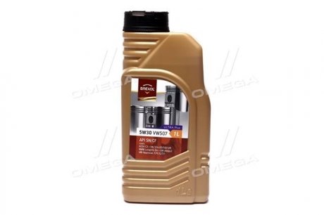 Масло моторн. Ultra Plus 5W30 SN VW 504/507 (Каністра 1л) Brexol 48391050999 (фото 1)
