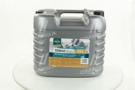 Масло моторн. TECHNO 10W40 SL/CF (Канистра 20л) Brexol 48391051011 (фото 1)