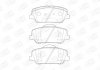 Колодки тормозные дисковые передні Kia Optima (10-), Ceed (15-)/Hyundai i30 (11-) CHAMPION 573447CH (фото 1)