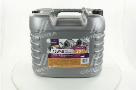 Масло моторн. TRUCK SUPERIOR 15W40 (Канистра 20л) Brexol 48391050997 (фото 1)