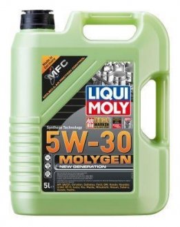 Моторное масло Molygen New Generation 5W-30, 5л LIQUI MOLY 9952 (фото 1)