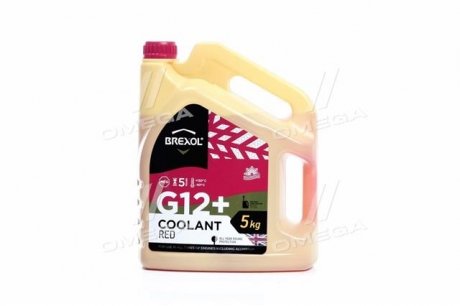 Антифриз RED G12+ Antifreeze (красный) 5kg Brexol Antf-012 (фото 1)