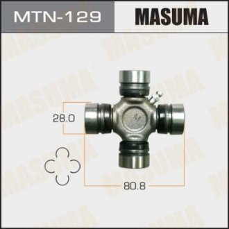 Хрестовина карданного валу (28x56.1) Nissan (MTN-129) Masuma MTN129 (фото 1)